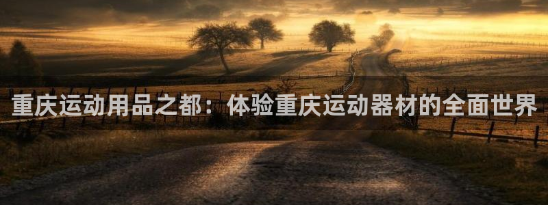 fb体育娱乐：重庆运动用品之都：体验重庆运动器材的全