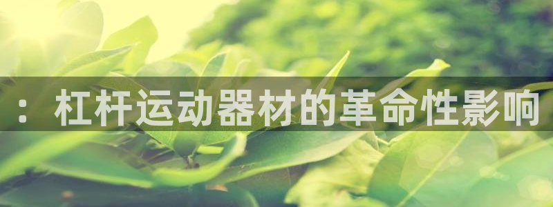 fb体育平台注册要钱吗安全吗：：杠杆运动器材的革命性影响